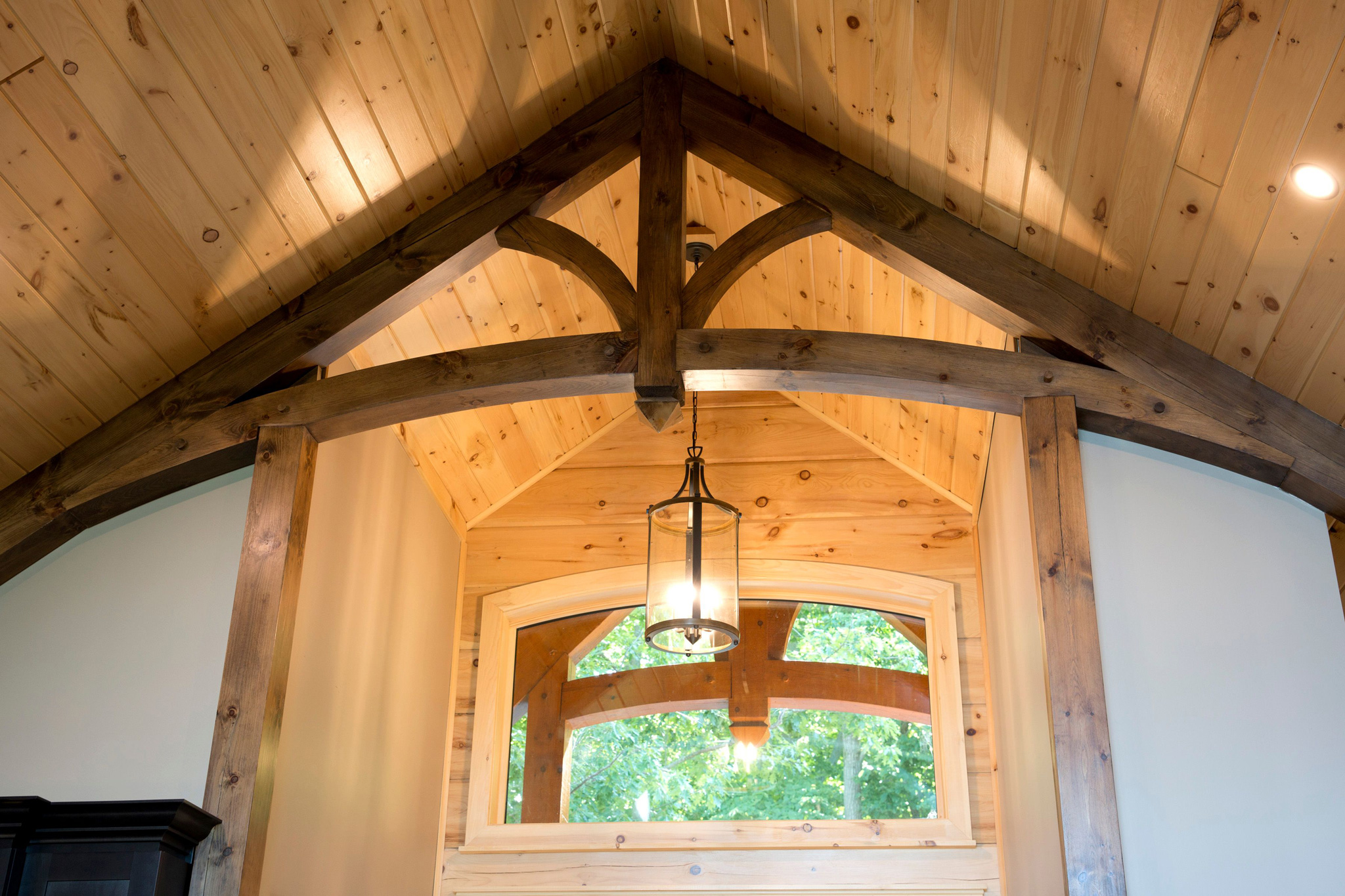 entry timber truss