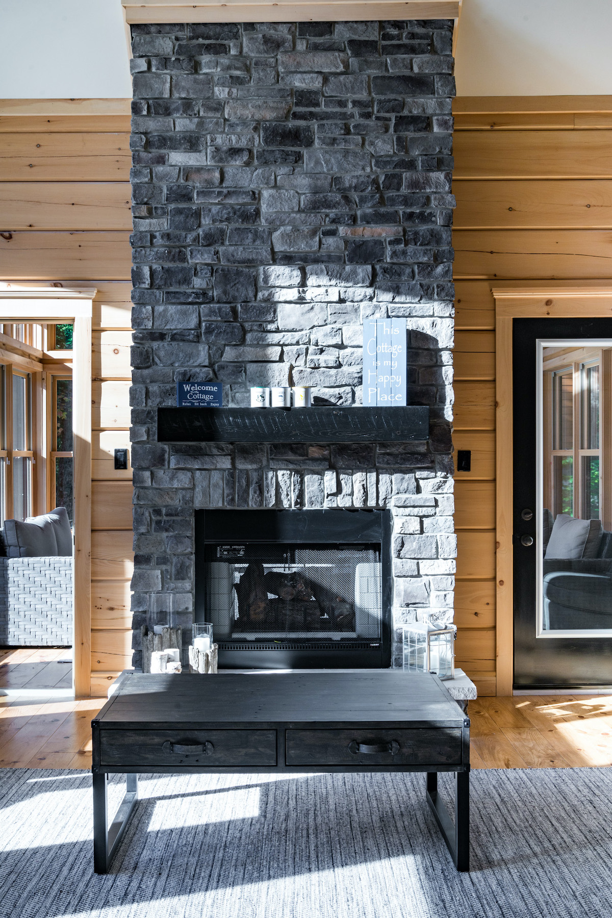 Ayers Cliff fireplace 9180