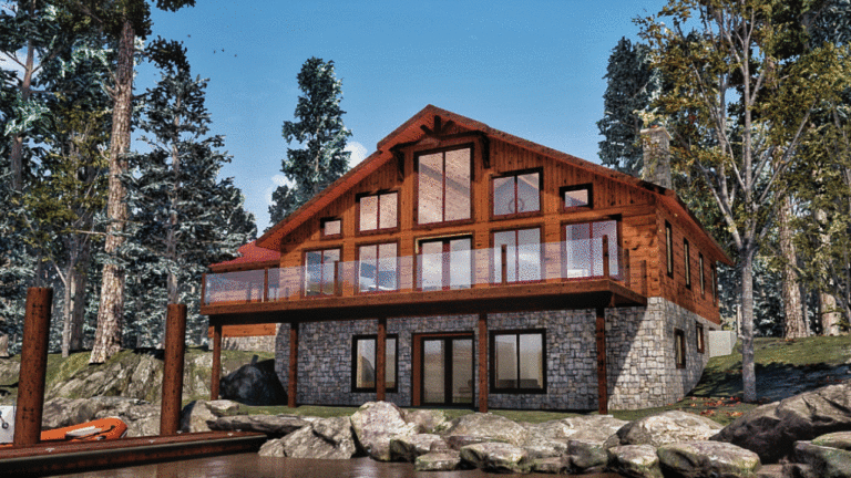 Tall Pines rendering