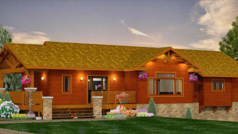 Sunny Rock Falls rendering