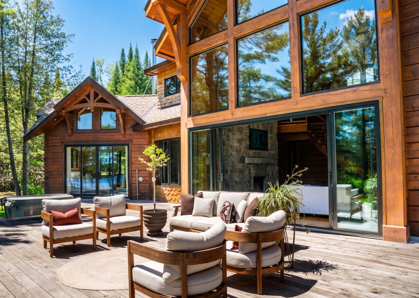 Grizzly patio seating